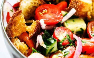 Panzanella  Tuscan Style Tomato and Bread Salad